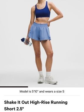 lululemon athletica Light Blue Athletic Shorts - Women's